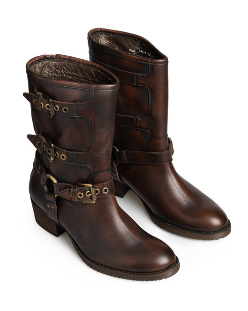 Bota Café Campera Hebillas 20091